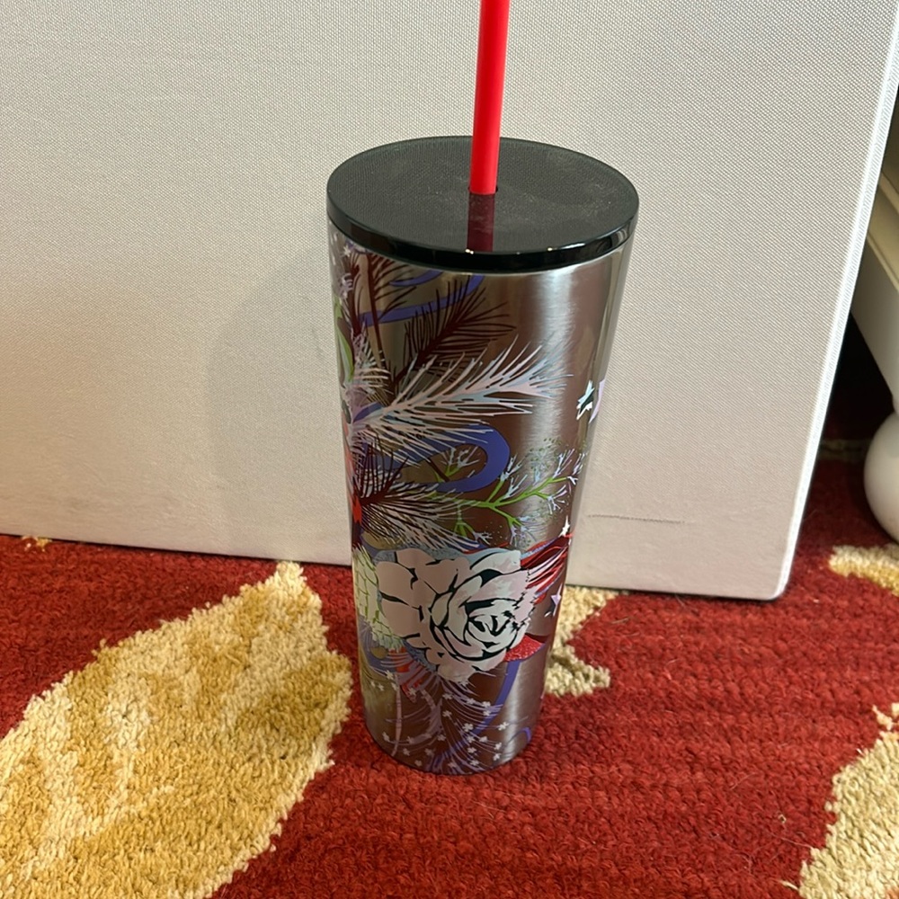 Starbucks Floral Holiday Tumbler 2023